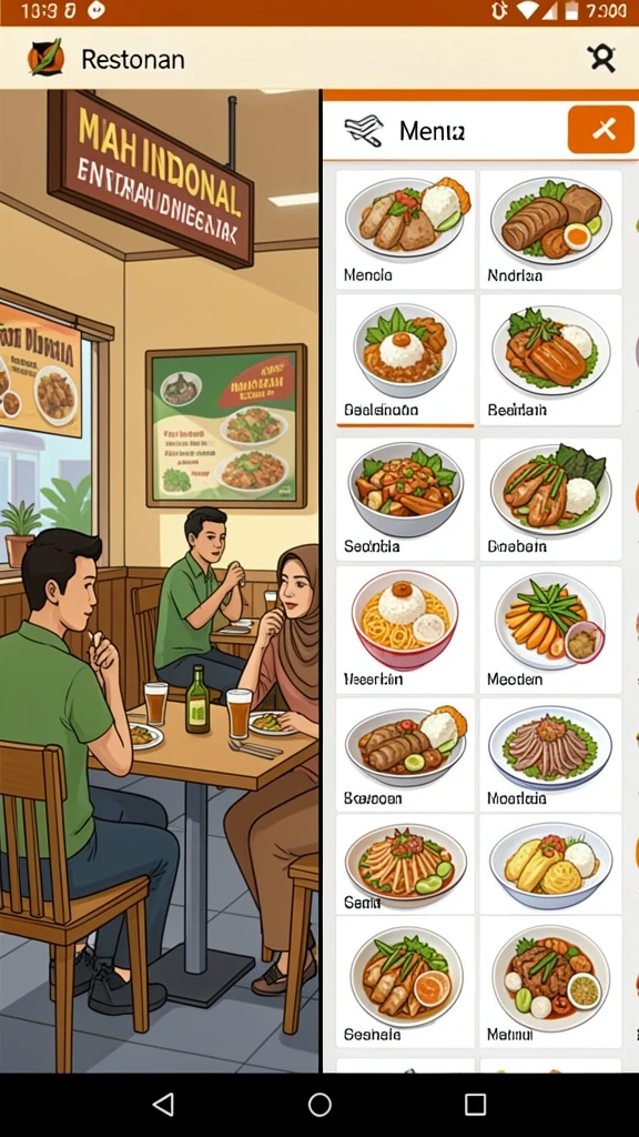 Tampilan antarmuka yang menarik dan mudah digunakan.