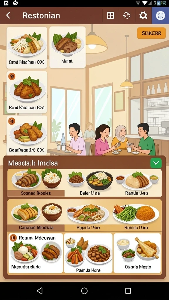 Interaksi sosial dengan teman selama permainan.