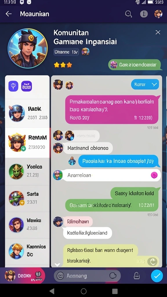 Tampilan antarmuka yang user-friendly dan menarik.