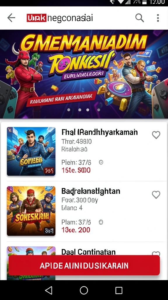 Bonus harian yang menguntungkan bagi pengguna.