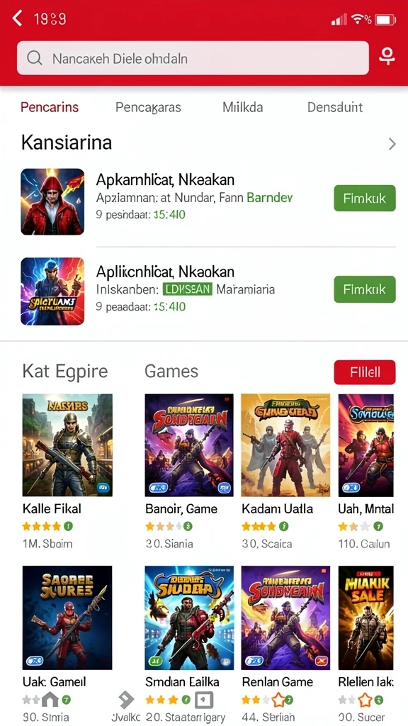 Tampilan antarmuka yang menarik dan modern.
