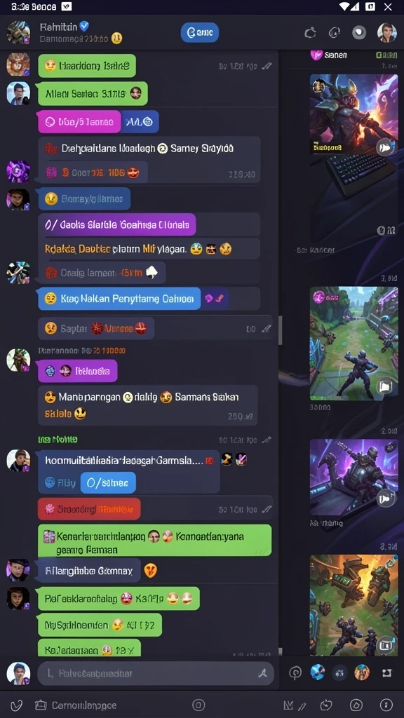 Screenshot menunjukkan karakter utama dalam aksi seru.