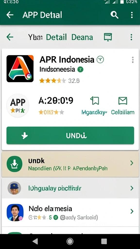 Antarmuka aplikasi yang intuitif dan menarik.