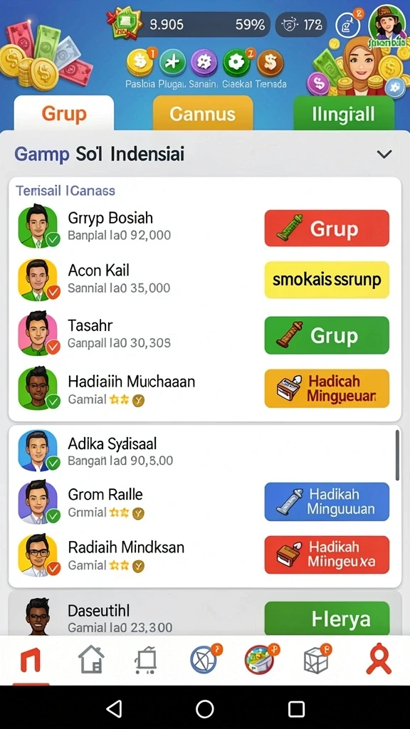 Tampilan antarmuka yang menarik dan mudah digunakan.