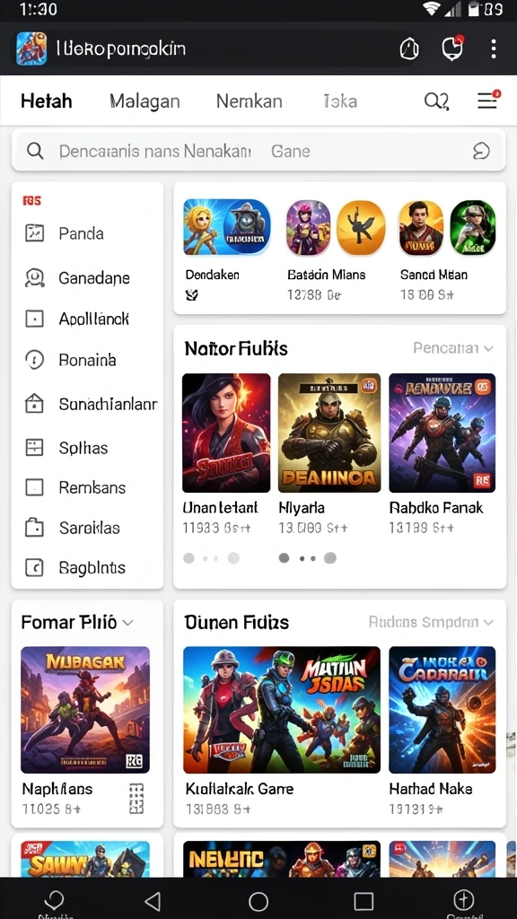 Tangkapan layar memperlihatkan menu kustomisasi karakter yang menarik.