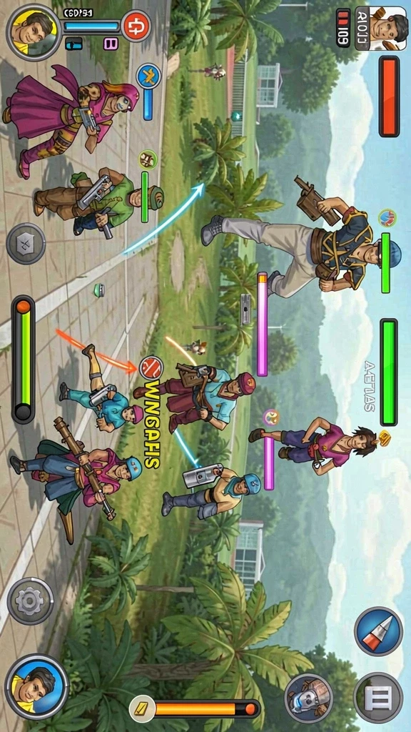 Grafik apik yang memukau saat bertarung.