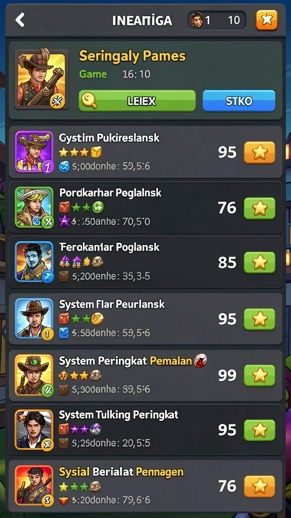 Mode multiplayer yang seru dan kompetitif.