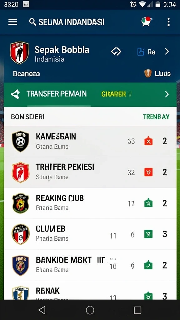 Tampilan awal yang menawan dan informatif.