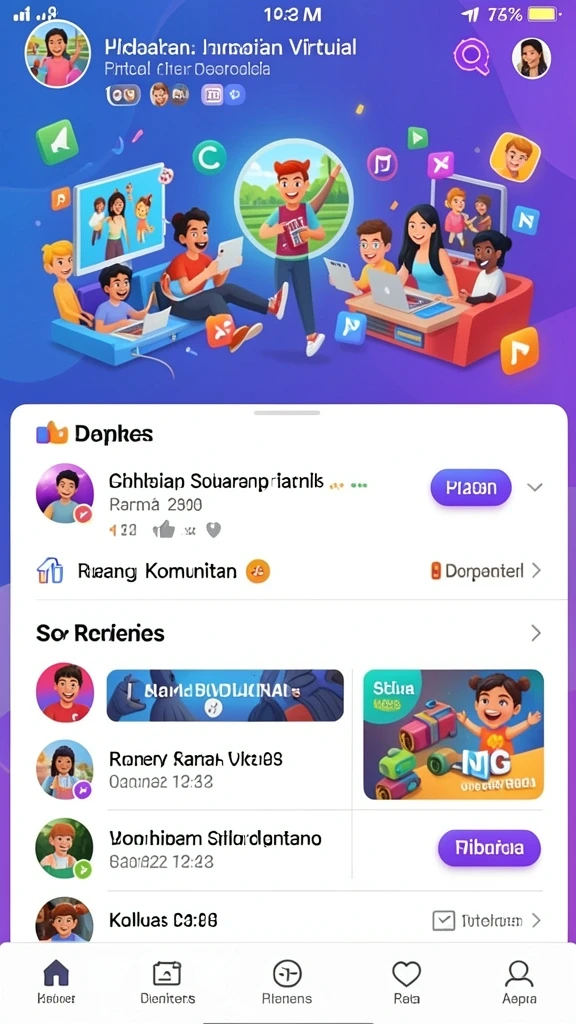 Tampilan antarmuka yang ramah pengguna.