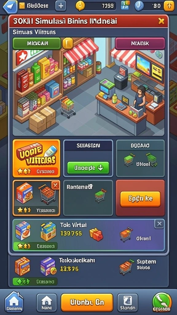 Screenshot ini menampilkan mode multiplayer yang sangat interaktif.