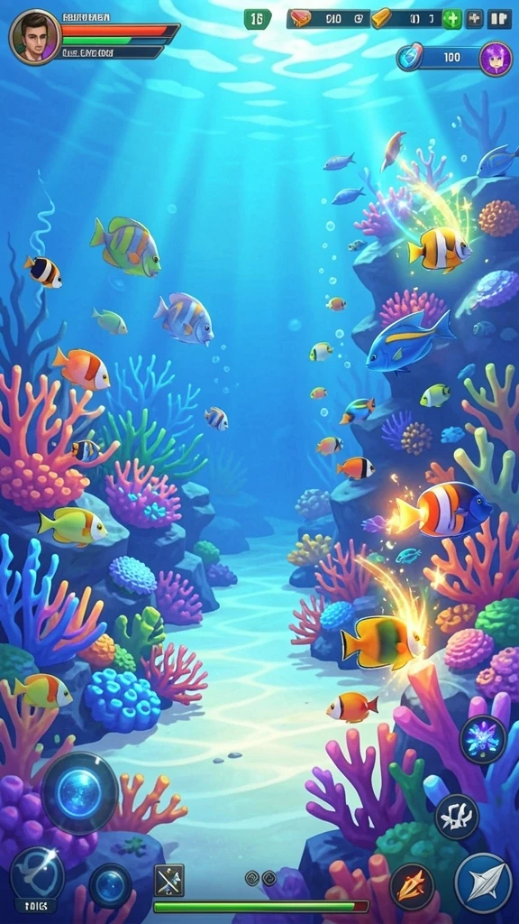 Visual menakjubkan dari dunia game yang dirancang dengan baik.