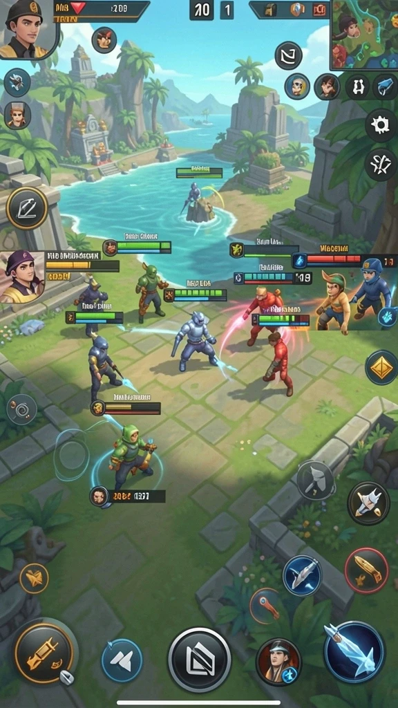 Fitur multiplayer yang memungkinkan bermain bersama teman.