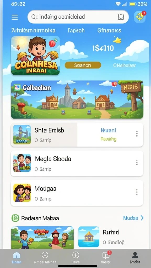 Fitur chat antar pemain yang interaktif.