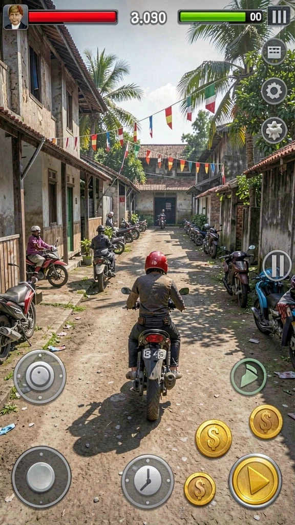 Karakter dengan desain unik dan imajinatif.