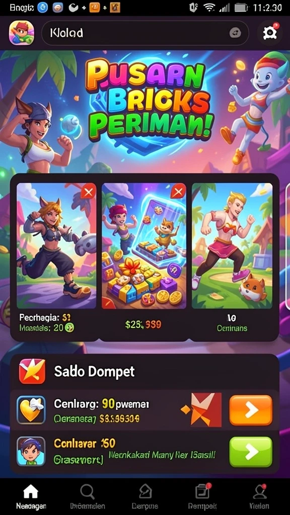 Tampilan antarmuka yang user-friendly