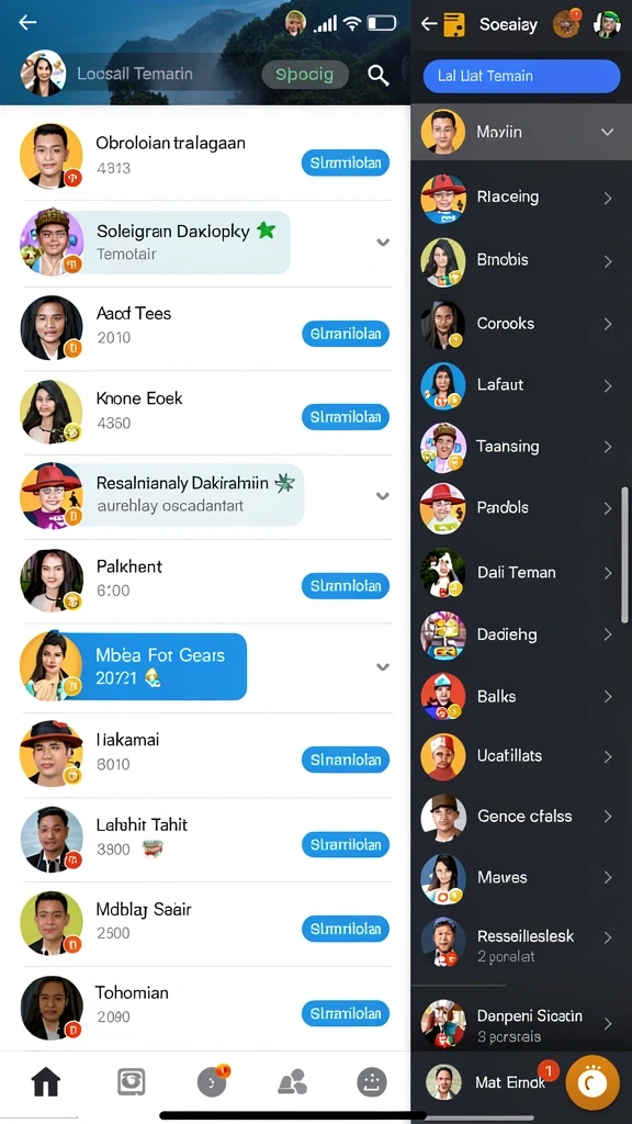Tampilan awal aplikasi yang menarik dan mudah dinavigasi.