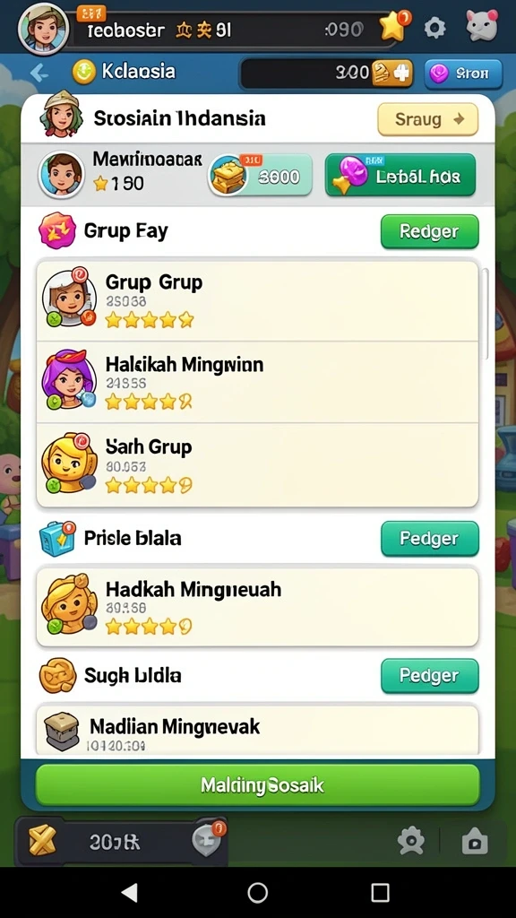 Tampilan antarmuka yang user-friendly dan menarik.