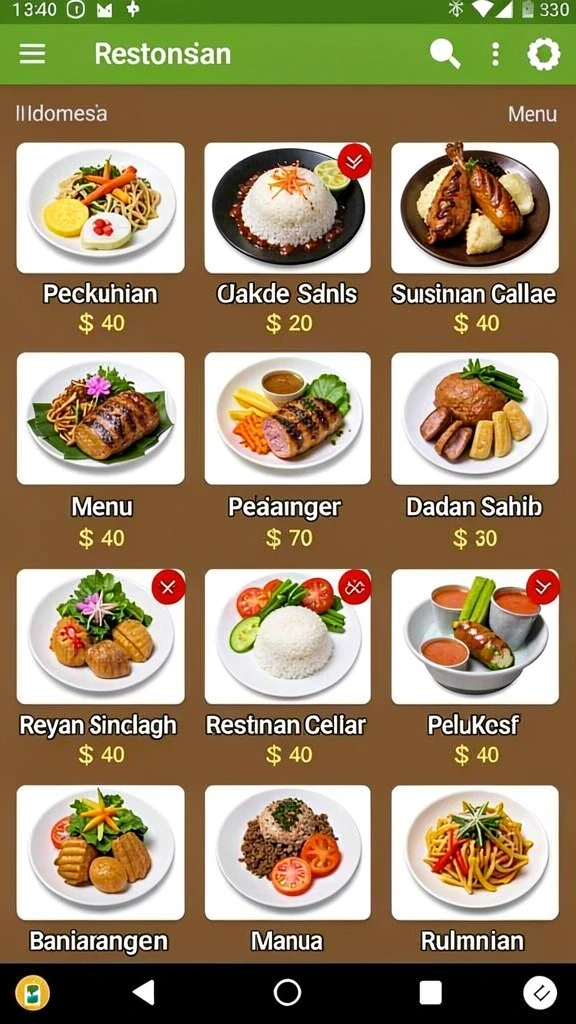 Lingkungan permainan yang luas dan beragam.