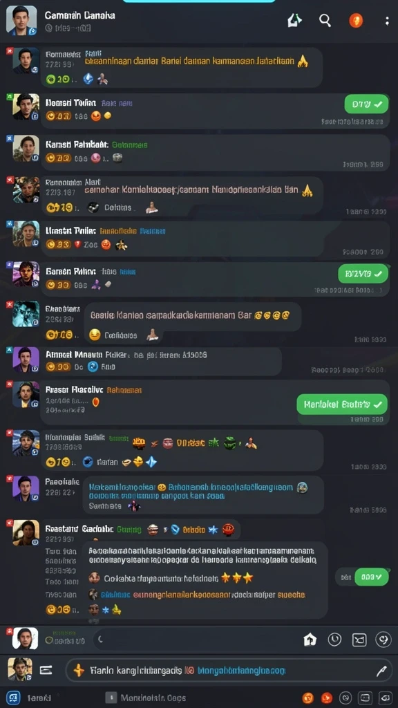 Pemandangan yang menakjubkan di dunia RAJACORC.