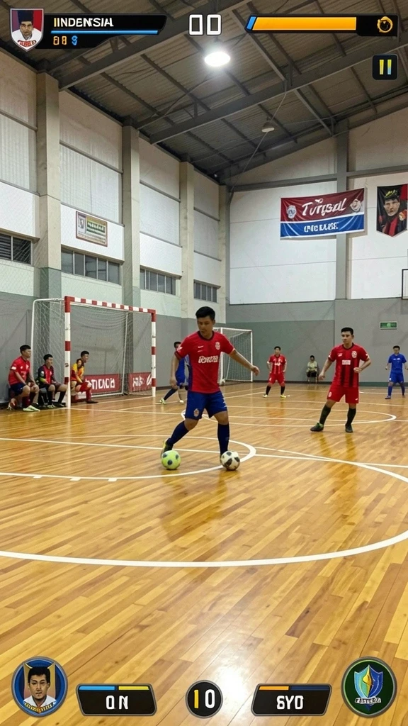 Tampilan awal permainan yang memukau dan penuh warna.