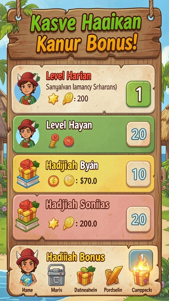 Fitur leaderboard untuk berkompetisi dengan teman.
