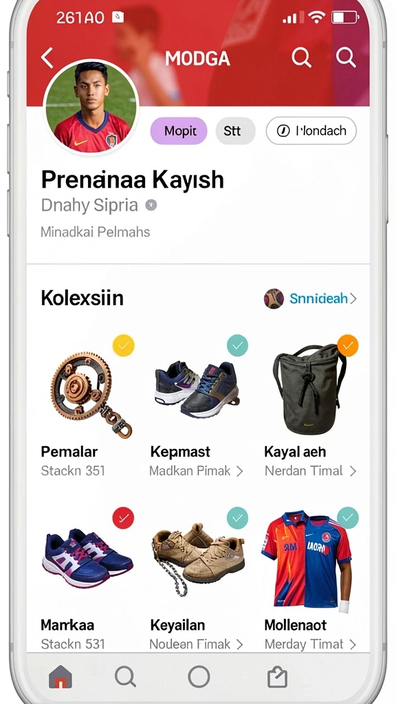 Tampilan awal aplikasi yang menarik dan mudah dipahami.