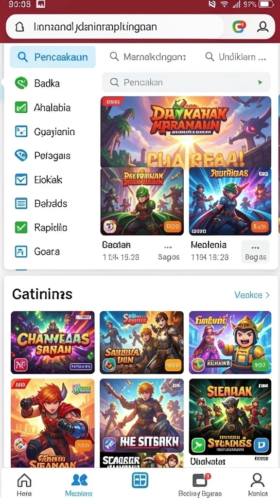 Fitur komunitas yang memungkinkan interaksi antar pemain.
