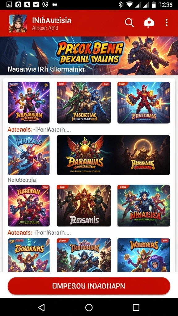 Beragam tema slot yang tersedia untuk dipilih.