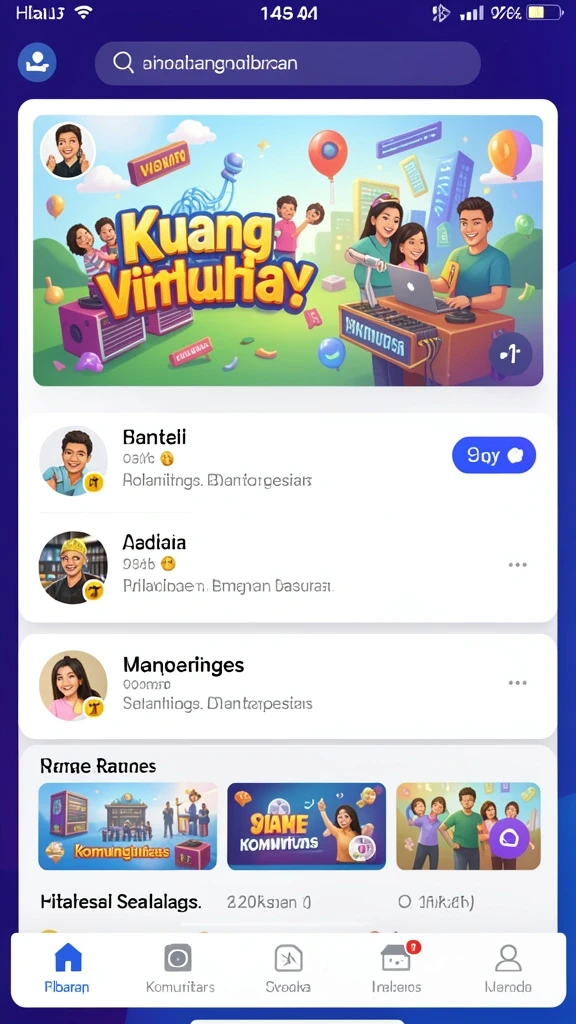 Beragam pilihan permainan taruhan yang mudah diakses.