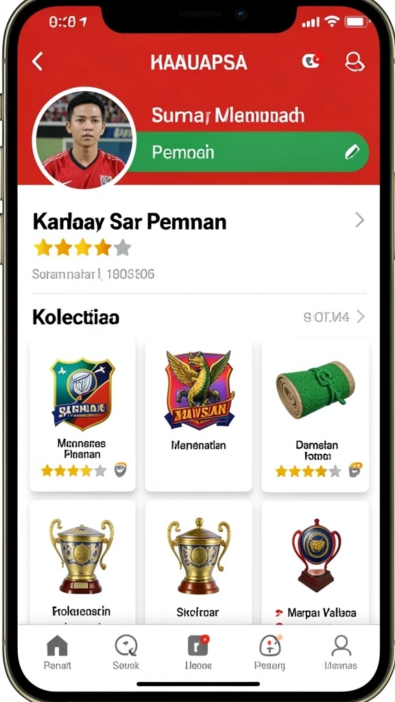 Tampilan antarmuka yang menarik dan user-friendly.