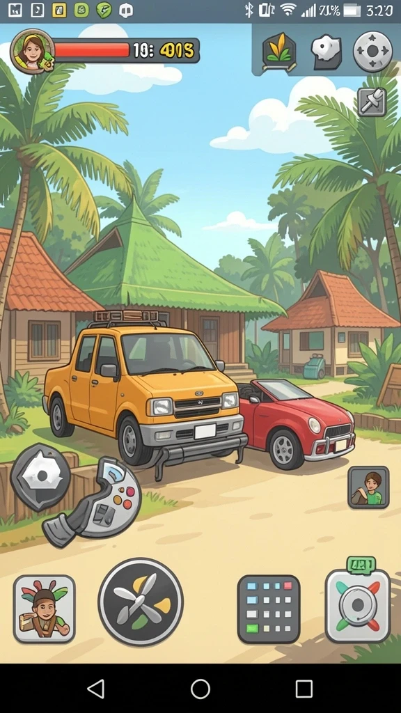 Grafis menawan yang membuat setiap level menarik.